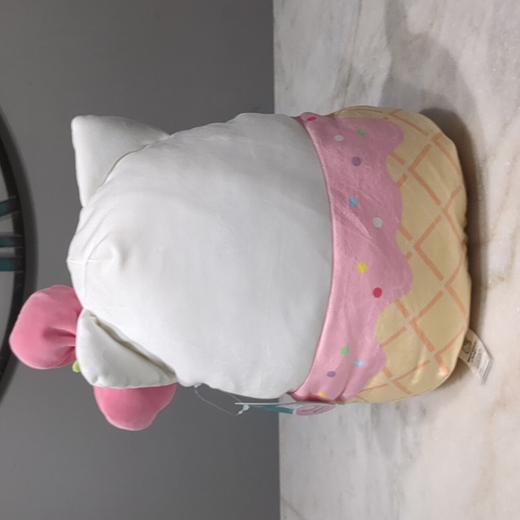 Squishmallows Hello Kitty Strawberry Ice Cream Plush Hello Kitty And Friends 12" - Picture 3 of 6